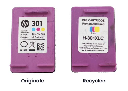 Différence entre une cartouche d'encre originale et une cartouche d'encre recyclée - Cynkle.fr